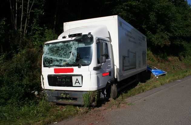 Der Unfall-LKW