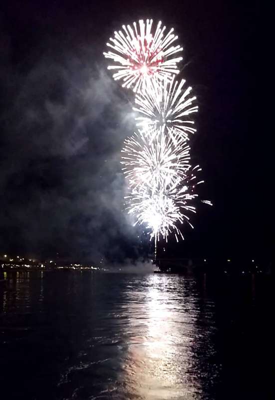 Mainzer Sommerlichter Feuerwerk Feuerwerk Mainzer Sommerlichter (Foto: Wasserschutzpolizei)