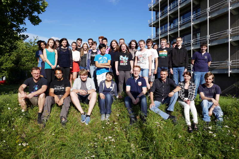 Teilchendedektor Uni Mainz Gruppenfoto 2016