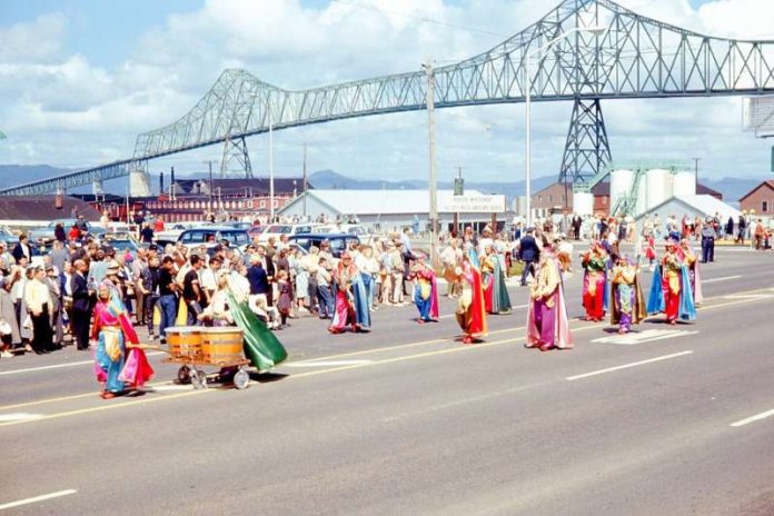 1966 wurde die Astoria-Megler-Bridge mit einem großen Fest eingeweiht. Der 50. Geburtstag wird natürlich wieder groß gefeiert (Foto: Stadt Walldorf)