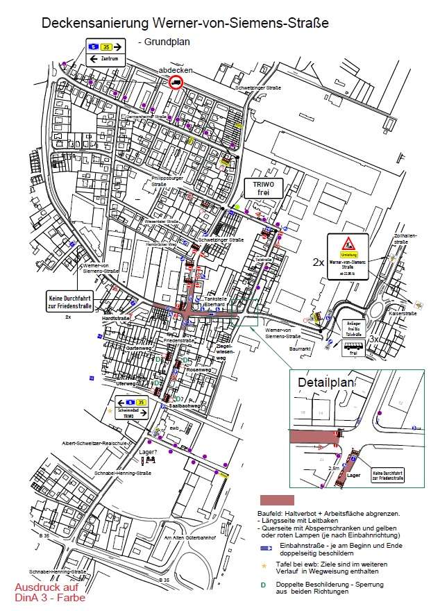 Deckensanierung Werner-von-Siemens-Straße (Foto: Stadt Bruchsal)