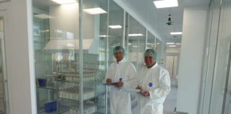 Die Kontrolleure des RP in einer hessischen Pharma-Firma; viele von ihnen importieren Stoffe aus dem Ausland. Diese werden dort vor Ort vom RP Darmstadt kontrolliert. (Foto: Regierungspräsidium Darmstadt)