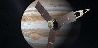 Die NASA-Sonde soll am Wochenende einzigartige Bilder vom Planeten Jupiter aufnehmen. Quelle: NASA