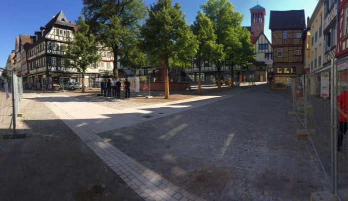 Der Bensheimer Marktplatz (Foto: Stadt Bensheim)