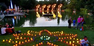 Stimmungsbild Lichterfest (Archivfoto, Foto: Presseamt Karlsruhe)