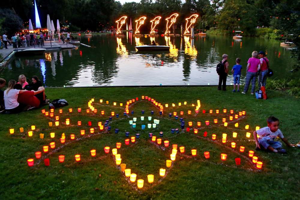 Stimmungsbild Lichterfest (Archivfoto, Foto: Presseamt Karlsruhe)