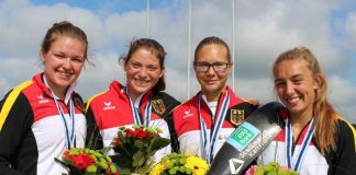 Jule Hake, Kim Riedle, Clara Thieme und Katinka Hofmann (Foto: Amrein)