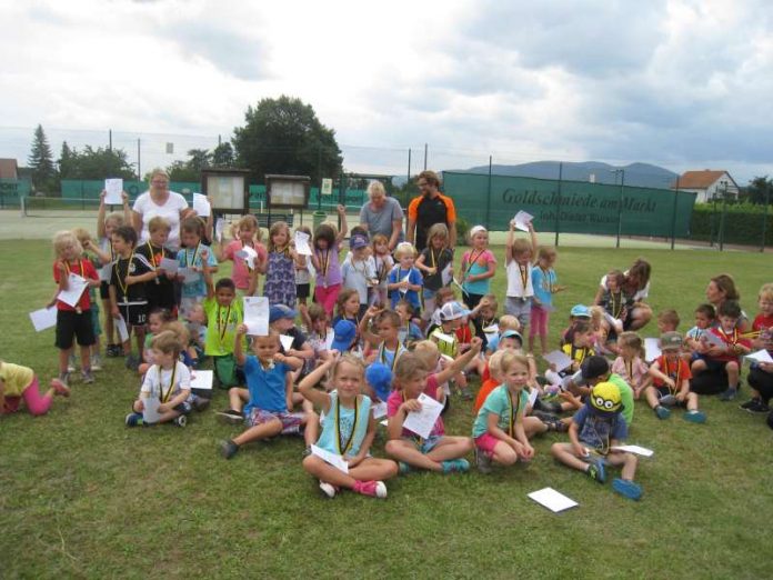 Kita „Am Stentenwehr“ wetteifert um Neustadter Sporttritsche Kinder der Kita „Am Stentenwehr“ freuen sich über ihre frisch erworbenen Sporttritschen (Foto: Stadtverwaltung Neustadt an der Weinstraße)