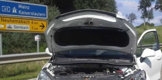 PKW der mutmaßlichen Verursacherin