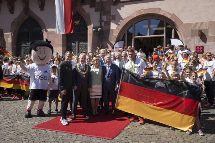 Willkommensfeier der Deutschen Olympiamannschaft 2016 (Foto: DOSB/Christian Christes)