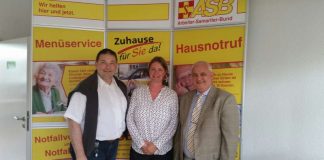 Jürgen Juchem, Daniela Düttra und Holger Scharff (Foto: ASB LU)