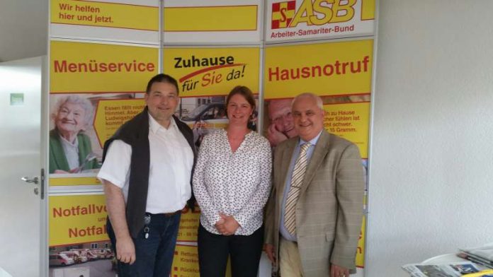 Jürgen Juchem, Daniela Düttra und Holger Scharff (Foto: ASB LU)