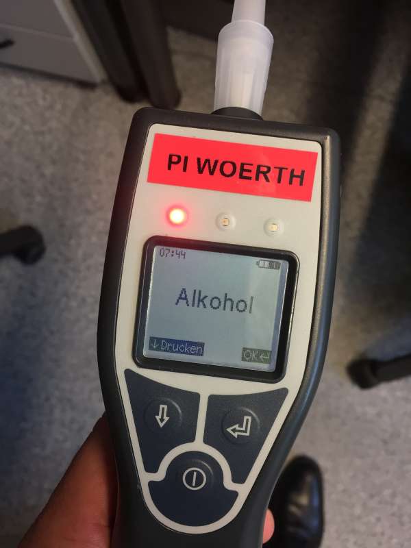 Alcomat (Foto: Polizeiinspektion Wörth)