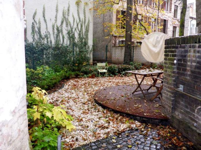 Umgestaltung eines Hinterhofs auf kleinem Raum (Foto: Stadtplanungsamt Frankfurt am Main)