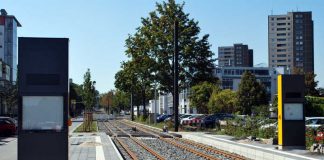 Mainzelbahn auf der Zielgeraden