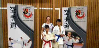 Anika Faul (l.), Jonathan Faul (r.) und Sandra Gutzmer (Foto: TSV Lambrecht)