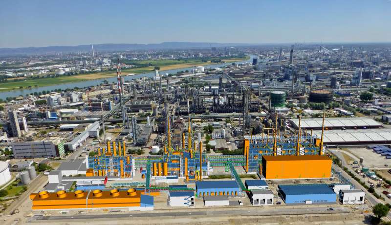 Modell neue Acetylenanlage Ludwigshafen (Foto: BASF SE)