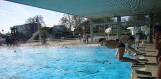 Das Karlsruher Sonnenbad wird zum 15.Mal Schauplatz des 12h-Schwimmens sein (Foto: Hannes Blank)