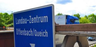 Die Autobahn A 65 führt durch das Gebiet der Stadt Landau und zwischen den Anschlussstellen Landau-Zentrum und Landau-Nord dicht an bebautem Gebiet vorbei. Die dortigen Anwohner, insbesondere in den Stadteilen Queichheim, Dammheim und im Horstgebiet, beklagen eine stärker zunehmende Lärmbelastung verursacht durch die starke Verkehrsbelastung.