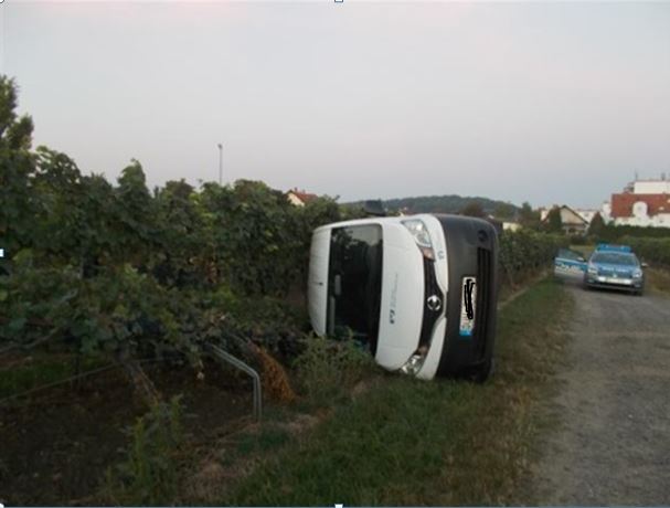 Das Fahrzeug wurde vor dem Unfall entwendet