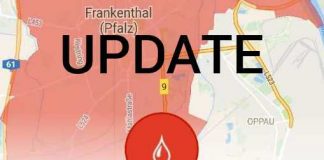 Katwarn gestern Abend - Warnung Frankenthal