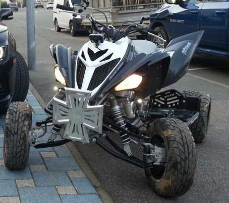 Foto des entwendeten Quad