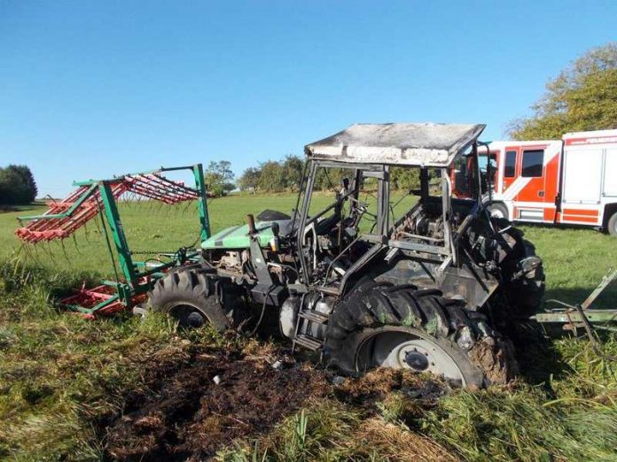 Ein technischer Defekt dürfte die Brandursache gewesen sein