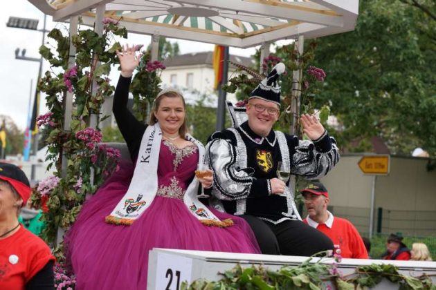 Stadtprinzenpaar Alexandra I. und Kevin I. (Foto: Holger Knecht)