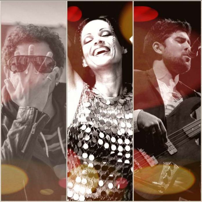 Die bekannten brasilianischen Musiker Viviane de Farias, Caramuru, Cristiano Matos