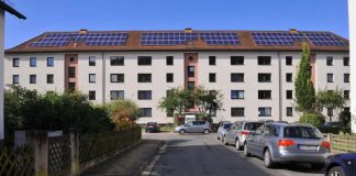 Photovoltaik-Anlage in der Kirschgartenstraße (Foto: Stadtwerke Heidelberg GmbH)