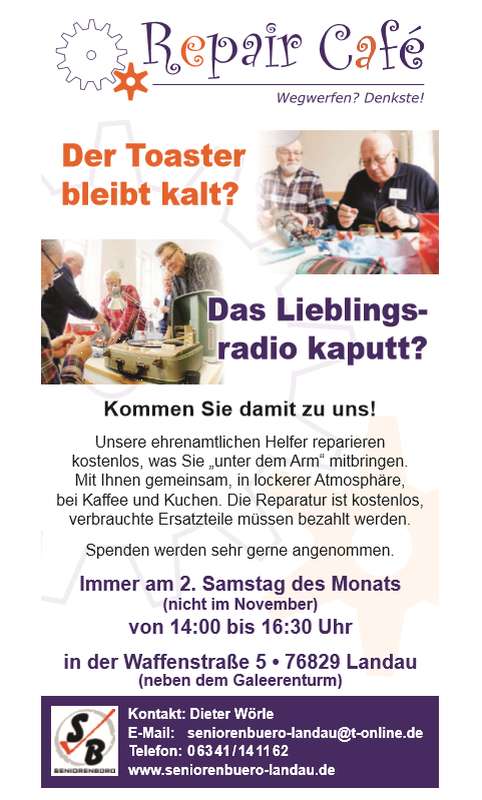 Ankündigung Repair Café