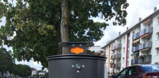 Im Karlsruher Stadtgebiet stehen jetzt insgesamt 342 Batteriebehälter in neuem Design. (Foto: Stadt Karlsruhe)