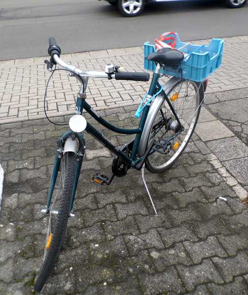 Beschaedigtes Fahrrad