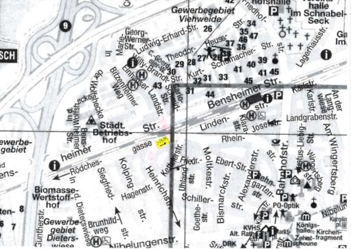 Karte (Quelle: Stadt Lorsch)