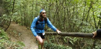 Max Kirschbaum ist der Sieger des 3. Pfälzer Weinsteig 100 Meilen Ultratrail (Foto: Peter Gründling)