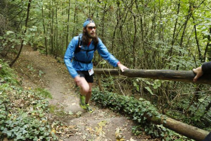 Max Kirschbaum ist der Sieger des 3. Pfälzer Weinsteig 100 Meilen Ultratrail (Foto: Peter Gründling)