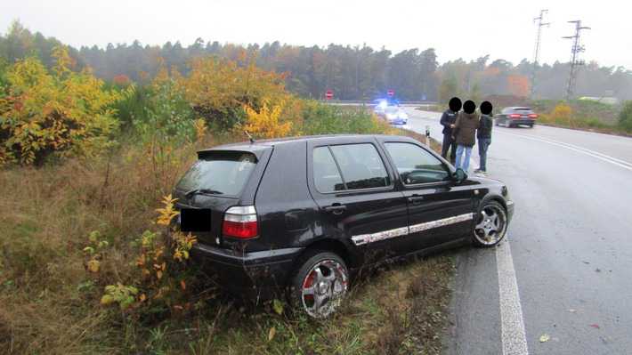 Unfallbeteiligtes Fahrzeug