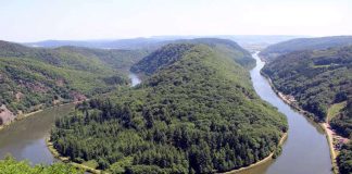 Saarschleife bei Mettlach (Foto: Lotti Klein)