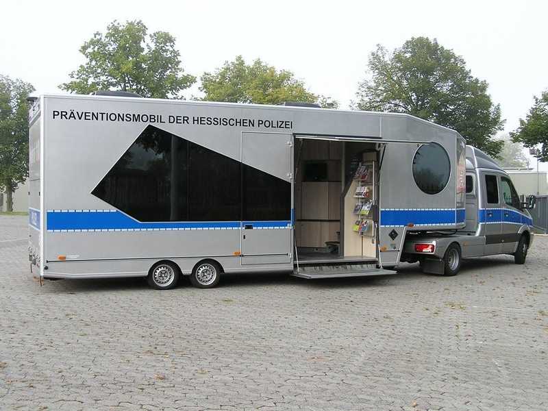 Präventionsmobil der Hessischen Polizei