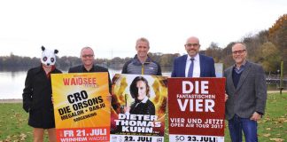 Weinheim freut sich auf das Konzertwochenende im Juli 2017 – Badebetrieb am Waidsee weitgehend ohne Einschränkungen möglich