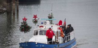 Die Adventsfahrten im Polizeiboot sind sehr beliebt (Foto: Techneoseum)