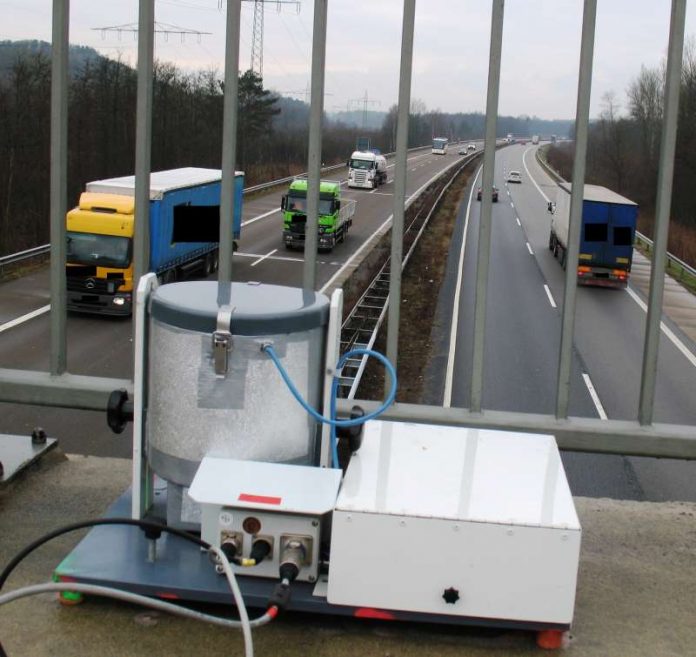 Abstandsmessanlage (Foto: Polizei)