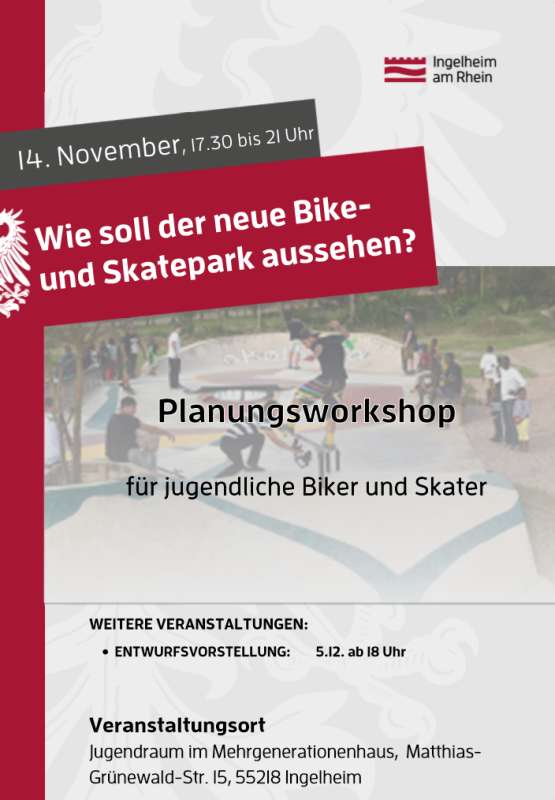 Einladung zur Veranstaltung am 14. November Einladung zur Veranstaltung am 14. November