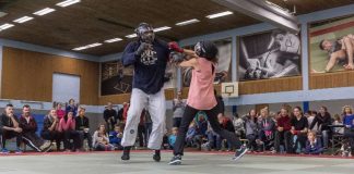 Street Combatives Vorführung beim Tag der offenen Tür des Polizeisportvereins (Foto: Needham)