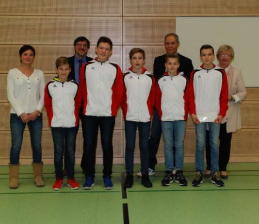 Team des Wilhelm-von-Humboldt-Gymnasiums Ludwigshafen (Foto: Unfallkasse Rheinland-Pfalz)