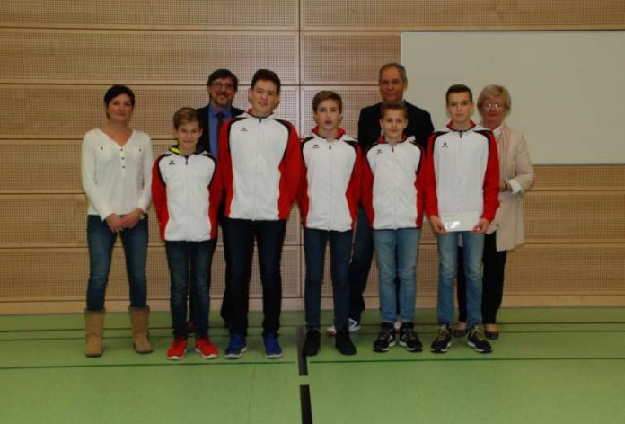 Team des Wilhelm-von-Humboldt-Gymnasiums Ludwigshafen (Foto: Unfallkasse Rheinland-Pfalz)