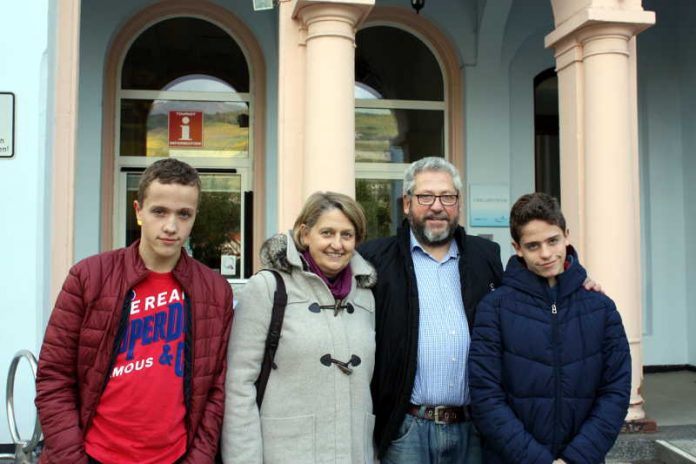 Gewinner-Familie des Belgischen Rundfunks in Bingen