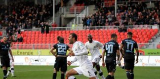 Freute sich beim 3:2-Erfolg gegen den TSV 1860 München über seinen ersten Saisontreffer für den SV Sandhausen: Daniel Gordon. (Foto: SV Sandhausen)