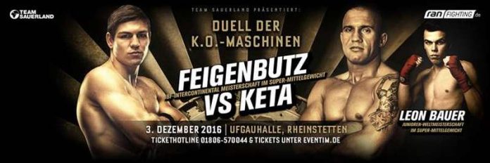 BOXGALA AM 03.12.2016, UFGAUHALLE, RHEINSTETTEN