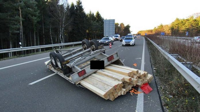 Ein Fahrfehler führte zu diesem Unfall Ein Fahrfehler führte zu diesem Unfall